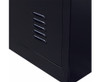 KENZIE PADLOCK - OPERATED TWO-DOOR  OFFICE - GYM - STORAGE - SHED - LOCKER - BLACK