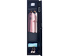 KENZIE PADLOCK - OPERATED ONE-DOOR  OFFICE - GYM - STORAGE - SHED - LOCKER - BLACK