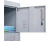 KENZIE PADLOCK - OPERATED 6-DOOR  OFFICE - GYM - STORAGE - SHED - LOCKER - GREY