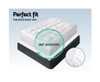 LARKYN KING SINGLE SIZE  MATTRESS TOPPER WITH BAMBOO FIBRE PILLOWTOP PROTECTOR (50mm)