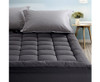 MAURICE SINGLE SIZE BAMBOO CHARCOAL MICROFIBRE PILLOW TOP MATTRESS TOPPER  (50mm)