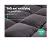 MAURICE KING SIZE BAMBOO CHARCOAL MICROFIBRE PILLOW TOP MATTRESS TOPPER  (50mm)