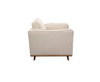 NAILAH SINGLE SEATER FABRIC  SOFA - BEIGE