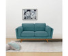 NAILAH 3  FABRIC SEATER SOFA  LOUNGE - TEAL