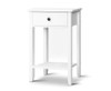 RAELIAN 1 DRAWER BEDSIDE TABLE - WHITE