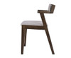 PRELMO DINING CHAIR WITH ARMREST - GREY