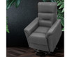 ELSINORE FABRIC ADJUSTABLE RECLINER CHAIR - GREY