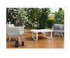 KATTLEYA OUTDOOR CHAIRS WITH COFFE TABLE BALCONY SET - GREY