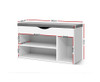 LENNOX SHOE CABINET BENCH - WHITE