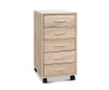 PYKE 5 DRAWER FILING CABINET - WOOD