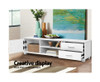 HAMILTON 1 DOOR / 2 DRAWER TV CABINET ENTERTAINMENT UNIT - 300(H) x 1200(W) - WHITE