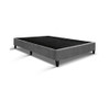 KING SINGLE  FRAISER FABRIC BED BASE FRAME  ONLY - GREY