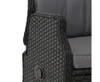 ALMIRA OUTDOOR RECLINER SUN LOUNGE CHAIR WITH OTTOMAN - BLACK