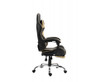 EUGENE RECLINING OFFICE COMPUTER  GAMING CHAIR  WITH FOOTREST -  GOLD