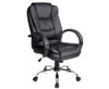 ARCELLI LEATHERETTE EXECUTIVE OFFICE CHAIR - BLACK