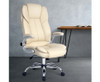 MELLIAN PU LEATHER EXECUTIVE OFFICE CHAIR - BEIGE