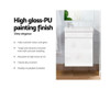 PERNELLE BATHROOM VANITY BASIN CABINET STORAGE - HIGH GLOSS  WHITE