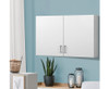 PERNELLE 2 DOOR BATHROOM WALL CABINET - WHITE