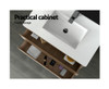 PERNELLE BATHROOM VANITY BASIN UNIT - TWO TONE