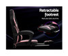 MATTHIAS OFFICE COMPUTER GAMING CHAIR WITH FOOTREST- BLACK & PINK