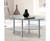 DESMOND 3 TIER GLASS COFFEE TABLE - AS PICTURED