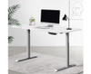 MENSHRYLL MOTORISED HEIGHT ADJUSTABLE DESK 1400(W) - WHITE & GREY