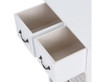 SOLANA 2 DRAWER/ 2 BASKET STORAGE CABINET - AS PICTURED