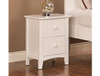 CORBIN (5203) DOUBLE OR QUEEN 3 PIECE (BEDSIDE) BEDROOM SUITE - WHITE