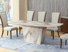  CRYMSYN MARBLE DINING TABLE - 1800(W) x 760(D) - AS PICTURED