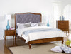 JANAYALEY (6203) KING 3 PIECE (BEDSIDE) BEDROOM SUITE WITH PADDED HEADBOARD  - AS PICTURED