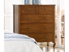 JANAYALEY (6203) QUEEN 4 PIECE (TALLBOY) BEDROOM SUITE WITH PADDED HEADBOARD  - AS PICTURED