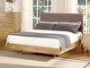 KING DAVONNA (619B) BED FRAME WITH PADDED HEADBORAD - AS PICTURED