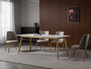 TESSA (1016A) DINING TABLE ONLY 1600(W) - GOLD