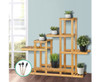 HARRIS 6-TIER SHELVING BAMBOO PLANT STAND - NATURAL