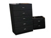 LILIANNA (8016) FABRIC 5 DRAWER TALLBOY ONLY - AS PICTURED