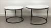 ENTERPRISE (E144468) COFFEE TABLE (SET OF 2) -  600(DIA) - MATTE BLACK