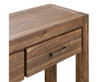 NOWRA HALL TABLE WITH 2 DRAWERS - CHOCOLATE