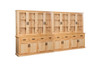 TOMMY (AUSSIE MADE) BUFFET & HUTCH (DRESSER) - 2100(H) x 4000(W) x 450(D) - (2 SECTIONS) - ASSORTED COLOURS