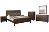 BRIELLE DOUBLE OR QUEEN 6 PIECE (THE LOT) BEDROOM SUITE - BRUSHED UMBER