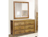 CLAYTON KING 5 PIECE (DRESSER) BEDROOM SUITE - BRUSH BOX