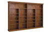 AUSSIE BOOKCASE (AUSSIE MADE) - 2100(H) x 3000(W) x 350(D) - (2 SECTIONS) - ASSORTED COLOURS