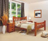 MADALINE (AUSSIE MADE) DOUBLE OR QUEEN 3 PIECE (BEDSIDE) BEDROOM SUITE - ASSORTED STAINED COLOURS