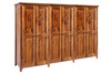 MANILLA (AUSSIE MADE) 6 DOOR STANDARD PANTRY - 1800(H) x 2700(W) x 530(D) - (3 SECTIONS) - ASSORTED COLOURS