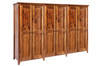 MANILLA (AUSSIE MADE) 6 DOOR STANDARD PANTRY - 1800(H) x 3600(W) x 530(D) - (3 SECTIONS) - ASSORTED COLOURS