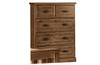 OAKLEY 5 DRAWER TALLBOY - TUSCAN