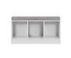 LENNOX SHOE STORAGE BENCH - WHITE