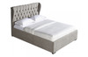 KING GIOVANNI FABRIC BED - LIGHT GREY