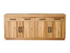 MELRILLE 2 DRAWER/ 4 DOOR BUFFET - 865(H) x 2000(W) x 450(D) - WORMY CHESTNUT