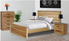 KING MELRILLE BED - WORMY CHESTNUT 