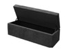 EUKAR OTTOMAN STORAGE BOX - BLACK (3877) OR CHAMPAGNE(3876)